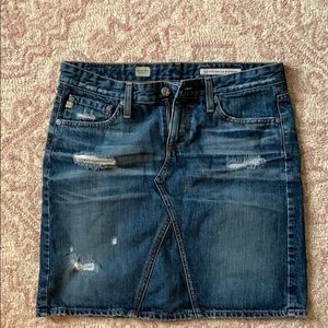 AG denim skirt